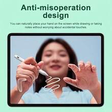 Compatible With IOS And Android Phones/Tablets, Dual-Screen Charging Stylus, Compatible With Apple/Android Tablets, Includes USB Charging Cable, Ideal For Learning, Business, And Gaming. - Multicolor - View 9