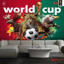 Decorazione da parete per i Mondiali, piatta 2D, 1 pezzo 2D da appendere al muro per i Mondiali 2026, striscione di sfondo super grande, striscione per feste, accessori per lo sfondo, perfetto per decorazioni per feste a tema, giardino, cortile e feste, decorazione per la casa, riutilizzabile per uso interno ed esterno, decorazione da parete per appassionati di calcio, decorazione per la stanza dei giochi, decorazione da parete, decorazione da parete personalizzata. - z1 - Visualizzare 10