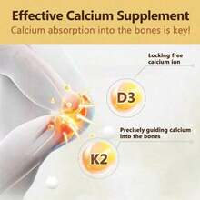Supplement Vitamin D3K2, 250 Veggie Softgels, 2 In 1 (5000 D3+100mcg K2 MK7)| Healthy Bones, Teeth, Heart, Immune System Healthcare Dietary Fitness Edible - 一 - 查看 5