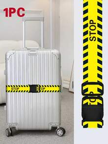 1条2米白色带黑色高品质数码印花行李带，多种颜色可选，便携式防丢旅行整理带，交叉绑带，颜色识别行李带，可调节耐用行李带，商务旅行必备整理工具 - 彩色 - 查看 19