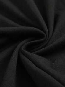 Camiseta Negra con Estampado Pray Hard Lift Heavy Stay Deadly para Entrenamiento y Actividades Deportivas - Negro - Ver 3