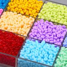 6x3mm Colorful Abacus Beads, Glass Seed Beads Strand For DIY Jewelry Making Accessories - Abacus Beads - View 3
