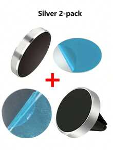 1个通用磁吸式车载手机支架，兼容 X，磁吸式出风口手机支架，支持GPS导航 - 合金多色 - 查看 3