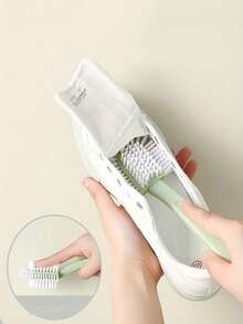 2/1pc Multi-Angle Shoe Brush, Durable 5-In-1 Shoe Brush, Plastic Material, Efficient Cleaning, Suitable For Laundry And Shoe Cleaning, Also Suitable For Household Cleaning - Multicolor - View 6