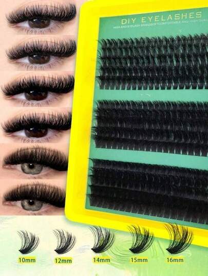 LIMEIKAI Bộ 280 sợi mi giả, bao gồm các loại mi cong D-Curl 60D, 80D và 100D mềm mại với độ dài 10mm và 16mm, được thiết kế với cấu trúc phân đoạn dày đặc. Mềm mại và thoải mái, giúp tôn lên đường nét đôi mắt, tạo vẻ ngoài mắt to tròn. Thích hợp cho chụp ảnh, tiệc tùng, hẹn hò và các lễ hội âm nhạc.