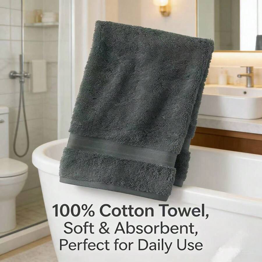 Premium Supima Cotton Hand Towel -Evening Forest - evening forest - 查看 1