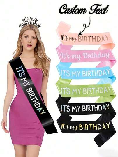 Tirantes personalizables para fiestas, tirantes personalizados con logotipo o texto personalizado, tirantes para despedida de soltera, tirantes para fiesta de novia, tirantes personalizados para cumpleaños de reina de belleza, tirantes DIY, tirantes personalizados para novia