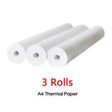 Giấy in nhiệt khổ A4 (1/3/5/10 cuộn, kích thước 210x30mm), thích hợp cho máy in nhiệt và máy fax. - Xem 10