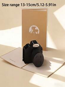 Thiệp sinh nhật thủ công hình máy ảnh 3D bật lên, thích hợp cho nhiều dịp như Ngày của Cha, Ngày của Mẹ, Kỷ niệm, Lời cảm ơn, Lễ tốt nghiệp, Đám cưới, Tiệc tùng, Quà tặng nhỏ - Thiệp chúc mừng hình máy ảnh - Xem 4