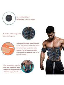 Rechargeable Abdominal Muscle Trainer, Muscle Strengthening Equipment/Ultimate Home Fitness Gear For Men And Women - View 8