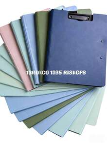 Carpeta de archivo A4, organizador de documentos de negocios, portapapeles de escritura, portafolios de currículum, sujetapapeles de examen - Talla única para todos - Ver 5