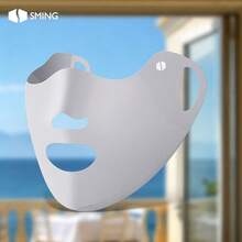 1pc Summer New Ice Silk Face Mask, Unisex Outdoor Cycling Golf Breathable Thin Ear-Loop Mask, Polyester Material Lightweight & Comfortable, Perfect Choice For Summer, Great Gift For Travel, Camping, Hiking - 彩色 - 查看 5