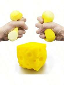Squeeze Cheese - Large Soft Squishy Cheese Blocks |   Gag, Adult Novelty Toys |   4.25 Stress Ball |   Adult Sensory Fidget Toys - Sunshine Entertainment - Nhiều màu - Xem 8