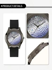 Guess Women's Quartz Watch, Stainless Steel Case, Leather Strap, Quartz Mechanical Waterproof, Suitable For Daily Gatherings And Other Occasions W1223L4 - Blue - View 5