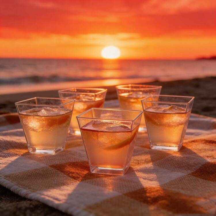 1个加厚PET冷饮杯，耐热防滑，是冷饮、鸡尾酒、咖啡爱好者的理想之选，也适用于奶茶、咖啡、果汁和其他饮品。非常适合从饮品店外带或自制饮品。时尚实用。 - 查看 7