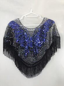 1pc Floral & Leaf Pattern Lightweight Fashion Bandana Scarf - Multicolor - View 5