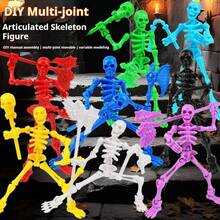 Colorful 3D Skeleton Model - Assembled Toy, Multi-Jointed Posable Skeleton Figure, Decoration, Gag Gift, Toys For Boys And Girls - Multicolor - View 4