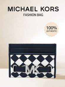 Michael Kors MK超薄前置口袋卡包 - 海軍藍 - 查看 1