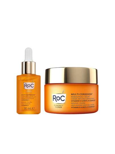 ROC [Bundle] Multi Correxion Revive & Glow Daily Serum 30 Ml + Revive + Glow Moisturizer 50 Ml