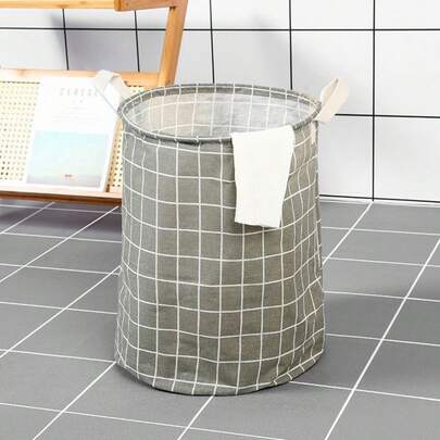 Cesta de roupa suja branca ou cinza com design dobrável para fácil armazenamento, design de grande capacidade pode armazenar dezenas de roupas para sua limpeza diária