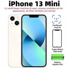 Apple （9 件全新商品）苹果 iPhone 13 Mini，双卡双待，电池健康度 >70%，二手 - 良好 - 多色 - 查看 5