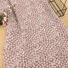 1pc Linen Plum Blossom Printed Fabric, Linen Plaid Fabric For Sewing, DIY Crafts, Bows, Clothing, Sofa Pillows, Tablecloths, Home Decor - Multicolor - View 22