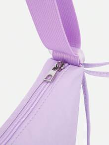 Balabala 2026款女童休闲单肩包，轻便斜挎，柔软舒适，日常时尚，可爱简约设计 - 紫色調 - 查看 6