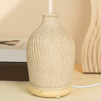 ellestfun 1pc USB 5V 80ml Resin Ultrasonic Essential Oil Diffuser, Suitable For Small Rooms Aromatherapy Humidifier And Diffuser