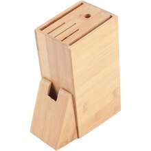 Bloque de Cuchillo de bambú de  - Soporte de Cuchillo de Cocina Ventilado, Soporte de Cuchillo Antimicrobiano, Estante de Cuchillo Inclinado para Cuchillos de Chef y Utensilios de Cocina,44575239 - Multicolor - Ver 1