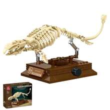 3D Dinosaur Assembly Model Set, Including T-Rex, Triceratops, Brachiosaurus And Other Dinosaur Sculptures, Suitable For Home And Office Desk Display, Ideal Adult Holiday Souvenir Gift - Multicolor - View 3