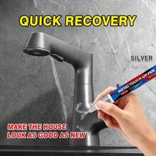 Multi-Functional, Versatile Repair Marker Pen, Suitable For Metal Repair, Wheel Rim Repair, Leather Repair, Greeting Card Writing, Shoe & Bag Coating, And Professional Monument Restoration. Used To Repair Faded Or Blurred Inscriptions On Gravestones And Monuments, And Prevent Fading. - Multicolor - View 7