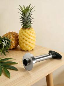 Stainless Steel Pineapple Slicer, Fruit Peeler, Black Pineapple Cutter For Kitchen, Restaurant And Home Use - Multicolor - View 12