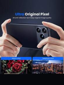 1-Piece Camera Lens Protector For IPhone 17 Pro Max - Premium 9H Tempered Glass For Strong Adhesion | Compatible With Phone Cases For A Perfect Fit | Scratch-Resistant, Fingerprint-Resistant, And Dust-Resistant | Full Coverage Protection Against Scratches And Impacts | High-Transparency Lens Cover For Preserving Original Image Quality. A Perfect Gift For Family, Friends, And Mobile Photography Enthusiasts. - Navy Blue - View 2