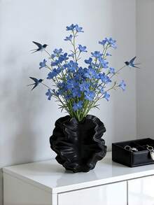 1pc Nordic Style Resin Origami Flower Pot, Suitable For Decorating Living Room Desk - Origami - View 3