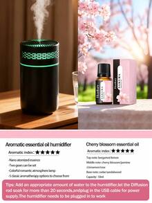 1 Set Car Humidifier (250ml Capacity, Color Changing Night Light, LED Charging) & 360° Rotatable Car Phone Holder With License Plate, Perfect Car Accessories Gift For Friends On Holidays - Cylinder - View 31