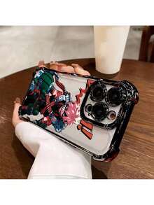 [24h Shipping From DE/FR/ES]Apple 17 22-26GalaxySamsungCartoon My Hero A-Academia Phone Case Suitable For IPhone 17 16e 16 15 14 13 12 11 Mini Pro Max Air X XR XSMAX 8 7 Plus, Shockproof Transparent Soft Back Cover, Pop Culture Case, Lightweight Case, High-Quality Material, For Anime Fans. - màu đen - Xem 6