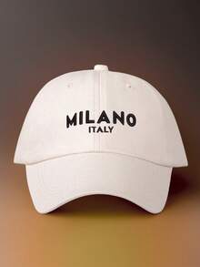 1 chiếc mũ lưỡi trai MILANO bốn mùa, mũ bóng chày ngoài trời thoáng khí, có thể điều chỉnh, mũ chống nắng chơi golf, mũ chống nắng cong thời trang mùa hè cho nữ, mũ chống nắng đôi phong cách Y2K cho nam, mũ đi biển, mũ đi nghỉ mát. - mũ bóng chày - Xem 2