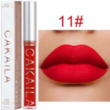 CAKAILA 11# Matte Liquid Lipstick Is Your Must-Have For Velvety, Long-Lasting Lip Looks. This Waterproof, Non-Sticky Formula Delivers Rich, Highly-Pigmented Color That Stays Put All Day, Resisting Smudging, Fading, And Transfer-Perfect For Daily Wear, Meals, Or Nights Out. The Creamy Texture Glides On Smoothly, Drying To A Soft, Matte Finish Without Drying Out Lips, While The Sleek Tube Design Makes Application Precise And Easy. Cruelty-Free And Available In Versatile Shades (Like The Deep Mauve Shown In Shade 11#), It's Ideal For Makeup Beginners And Pros Alike. Elevate Your Lip Game With This Affordable, Essential Cosmetic That Delivers Salon-Quality Results At Home. - 11# - 查看 2