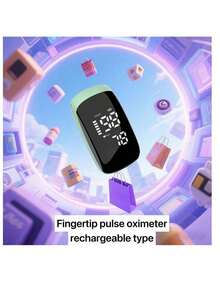 1 Pulse Oximeter, Easy To Operate, Accurate Measurement, Rounded Elegant Appearance, Compact And Portable - View 5