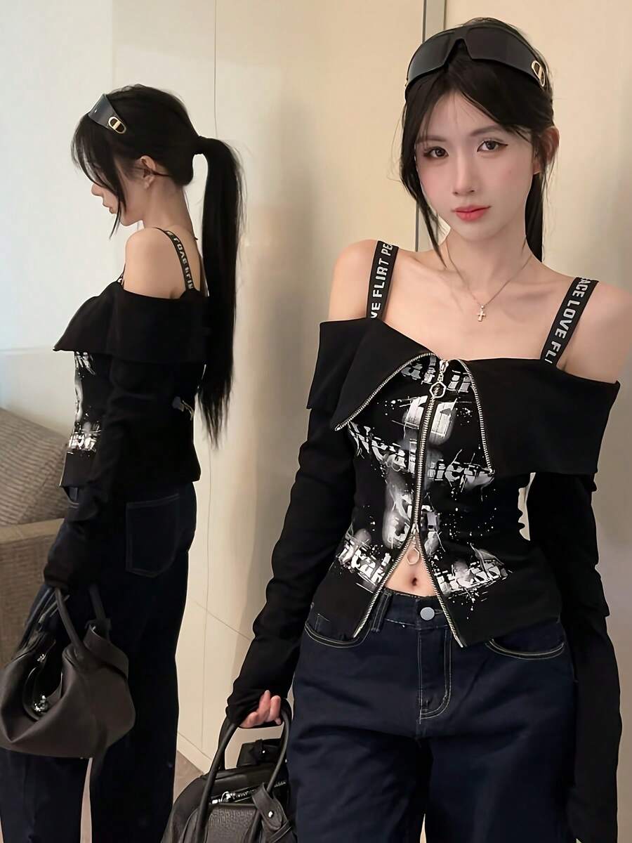 Women Blouses & Shirts - Black - View 1