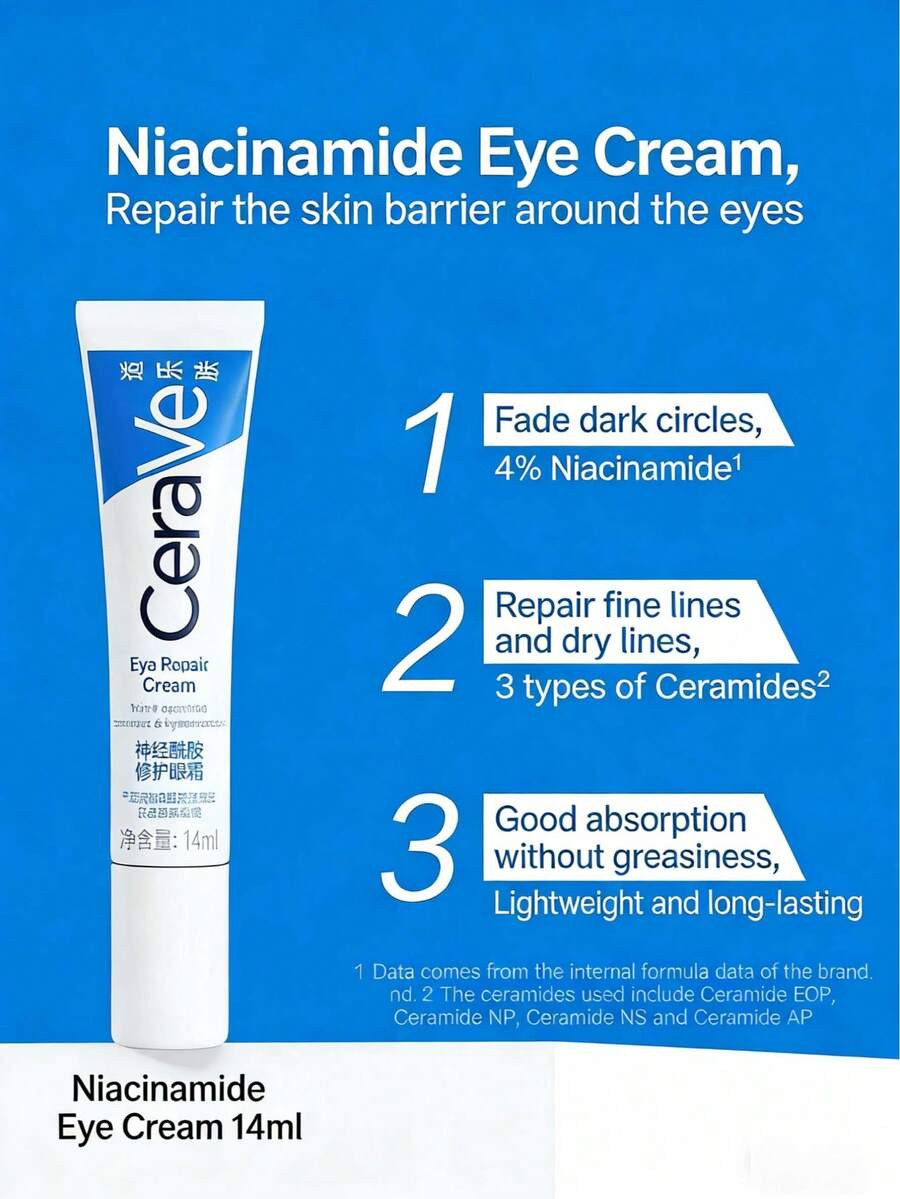 CeraVe 修复眼霜 14ml，保湿修护 - 14ml - 查看 1