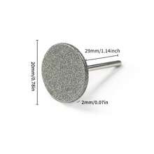 Diamond Disc Drill Bit Set, Round Sanding Heads, Suitable For Electric Nail Drill, Manicure & Pedicure Tools - Multicolor - View 3