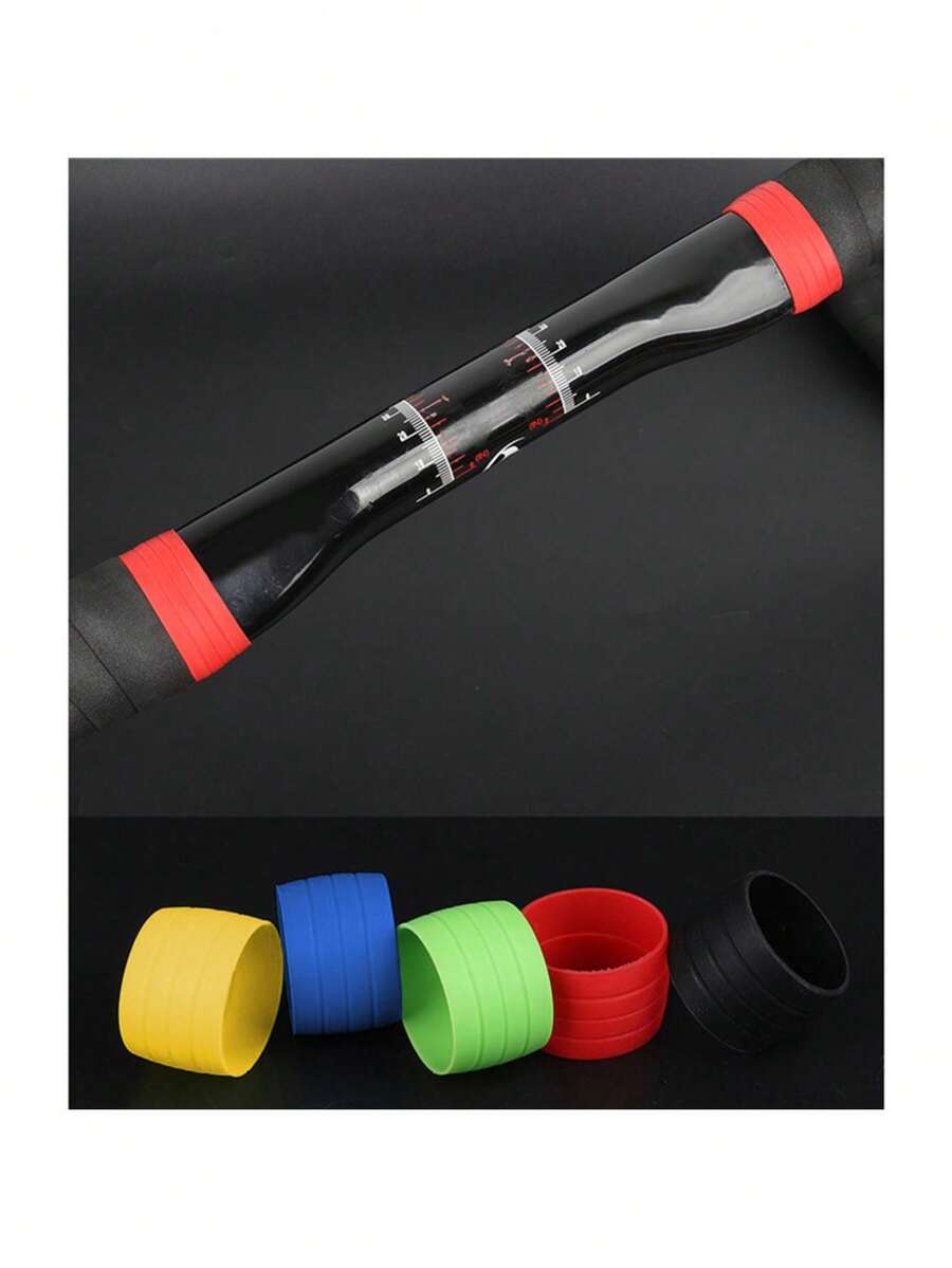 2pcs Road Bicycle Handlebar Strap Tape Fixing Silicone Ring Anti-Slip Rubber Sleeve Loops High Elastic Handlebar Tape Fixed Ring - Multicolor - View 1