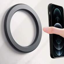 Soporte magnético de montaje en pared definitivo - Soporte de manos libres para ducha, cocina, coche, oficina y gimnasio, compatible con iPhone 12-17 Pro/Max/Mini y talla grande - A - Ver 3