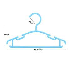 Children's Plastic Hangers - Baby Clothes Hangers, Infant Toddler Daycare Hangers, Plastic Kids Hangers For Drying Clothes, Colorful Thickened Plastic Baby Hangers - Multicolor - View 3