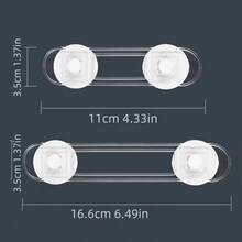 2/4/6/8/10/12pcs Kids Safety Locks - For Cabinet Locks - Soft Bendable Locks Suitable For Cabinets, Drawers, Cupboards, Ovens, Fridges, Wardrobes, Doors And Windows - Multicolor - View 9
