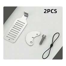1/2/3/4pcs Adjustable Portable Door Lock Security Device, Suitable For Home, Hotel, Apartment, Dormitory And Other Scenarios, Providing Extra Privacy And Security Protection, Silver Color - Silver - View 15