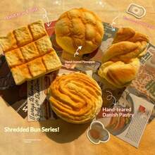 1pc 2026 Latest Squishable Soft Bread With Butter Squeeze Toy, Perfect Gift For Birthday, Holiday, Couple, Halloween, Christmas, Gamer, Stress Relief - Multicolor - View 10