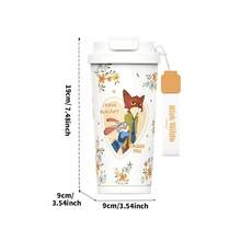 Miniso 迪士尼疯狂动物城尼克/朱迪吸管杯（720毫升/24.35盎司）、伽利略咖啡杯（520毫升/17.59盎司）和吸管保温杯（720毫升/24.35盎司），流行设计，适合居家、办公、旅行，防漏便携，是完美的生日礼物，不锈钢材质。 - 彩色 - 查看 9