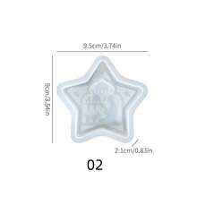 SILIKE LUFEI DIY 中東風格五角星房屋浮雕蠟燭模具 阿拉伯建築元素 蠟燭石膏桌面裝飾 手作手工皂模具 - 蠟燭模具 - 查看 9